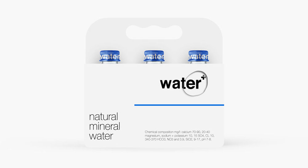 Water的創(chuàng)意標簽、包裝 | 礦泉水整體品牌形象