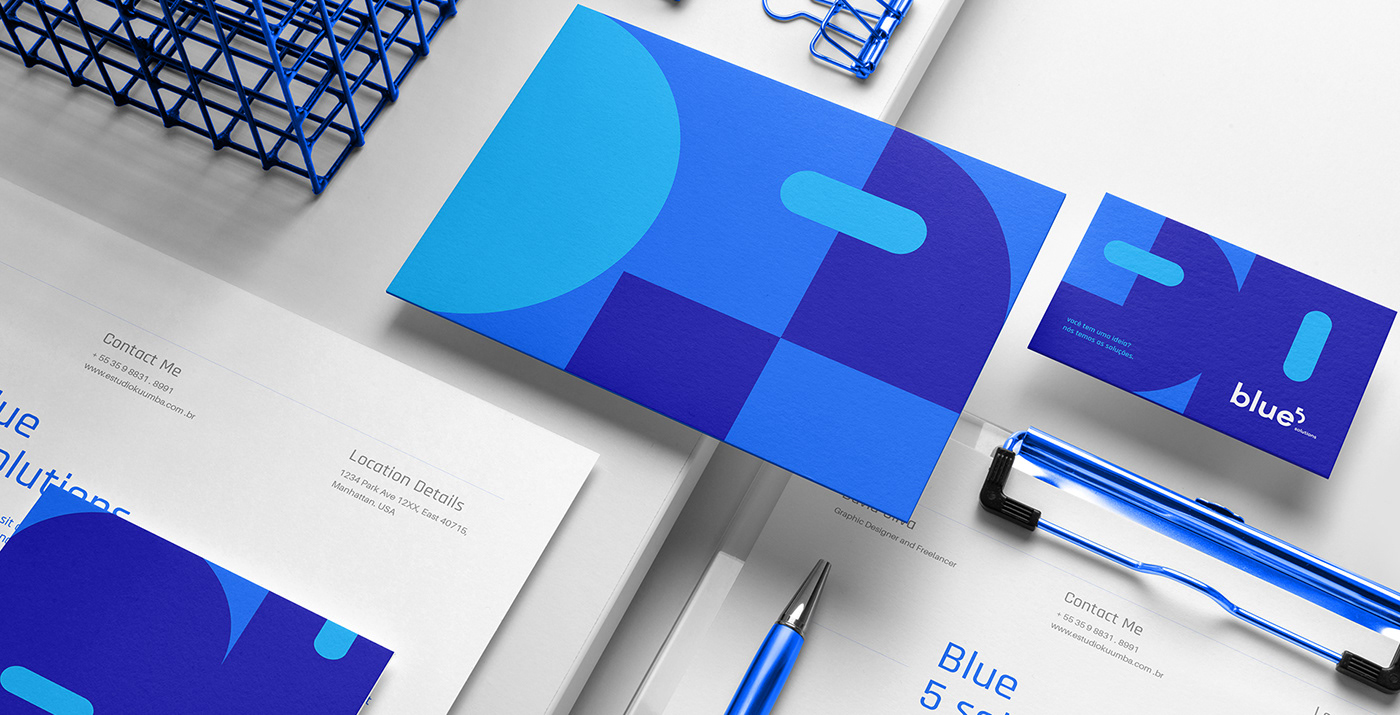 Blue 5 Solutions設計公司VI形象